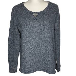 Lucky Lotus blue pullover sweatshirt